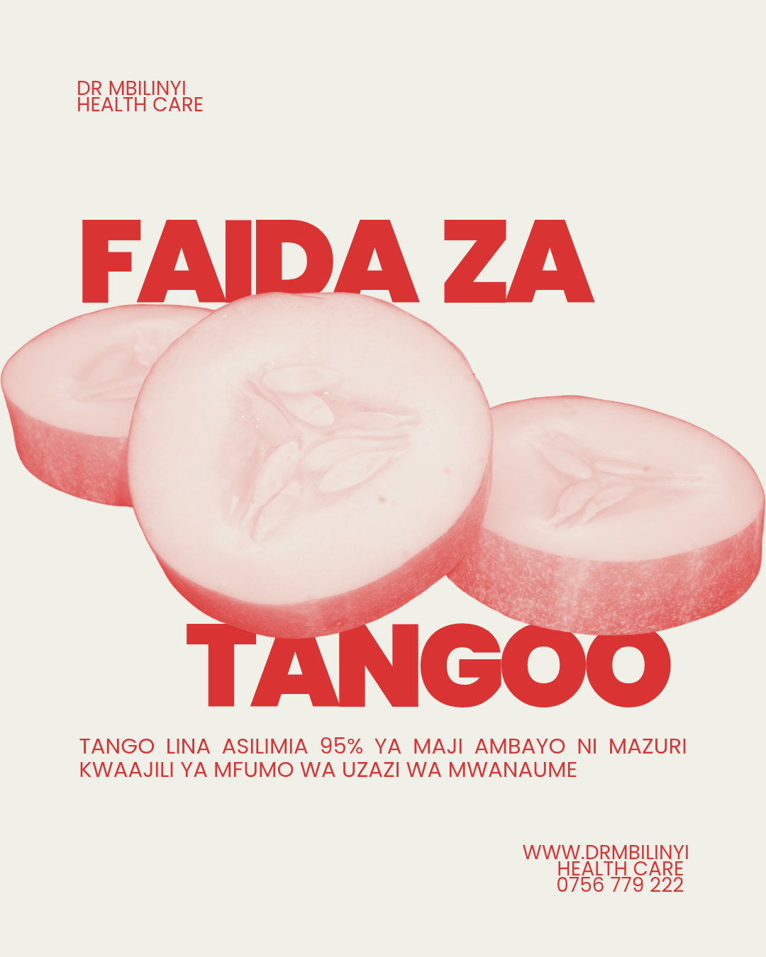 FAIDA ZA KULA TANGO KWA MWANAUME RIJALI — DR MBILINYI HEALTH CARE 